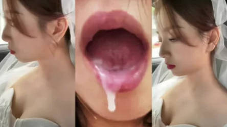 可爱萝莉妹妹小小的嘴巴吞大大的鸡巴射的真多直接精液洗脸